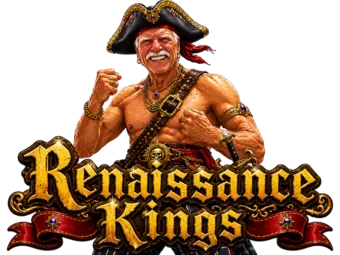 Buccaneer Terry Renaissance Kings sticker with a red banner