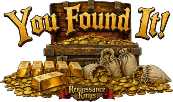 You Found It Renaissance Kings treasure-hoard sticker